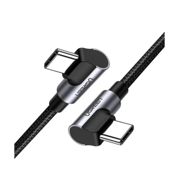 UGREEN 70529 USB-C Cable | Aluminum case, Braided, 1m, 60W, Black