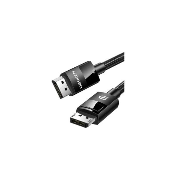 UGREEN 80392 DP 1.4 Plastic Case Braided Cable 1080P240Hz/2K165Hz/4K-144Hz/8K60Hz 2m (Black)