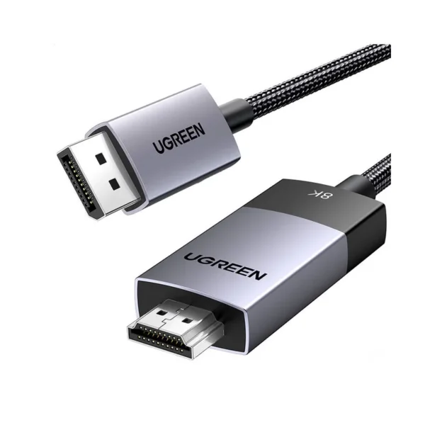 UGREEN 80397 Cable | DisplayPort to HDMI, 2 m, Active DP 1.4 to HDMI 2.1, 8K60Hz 4K120Hz
