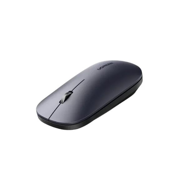 UGREEN 90372 2.4G Wireless Mouse with USB Nano Receiver, Gray Black 1000/1600/2000/4000 DPI, SILENT button, AA battery is NOT included