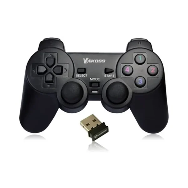 Vakoss GP-4705BK Gaming Controller Black RF Gamepad Analogue / Digital PC, Playstation 3