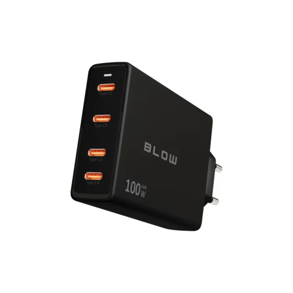 Wall charger USB-Cx4 PD 100W GAN black