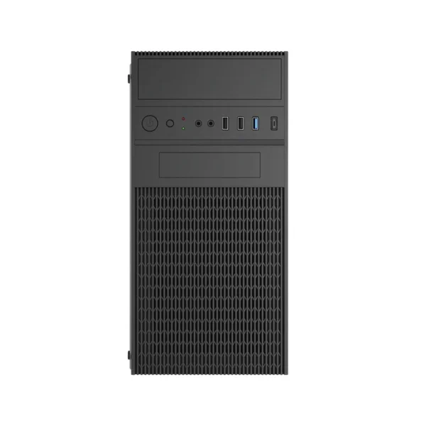 Akyga Obudowa Micro ATX AK19BK USB-C + USB 3.0 + 2x USB 2.0 czarna bez PSu Micro Tower Black