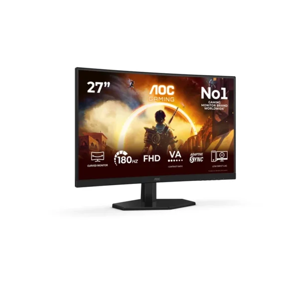AOC G4 27" IPS FHD 180Hz computer monitor 68.6 cm (27") 1920 x 1080 pixels Full HD LCD Black, Red