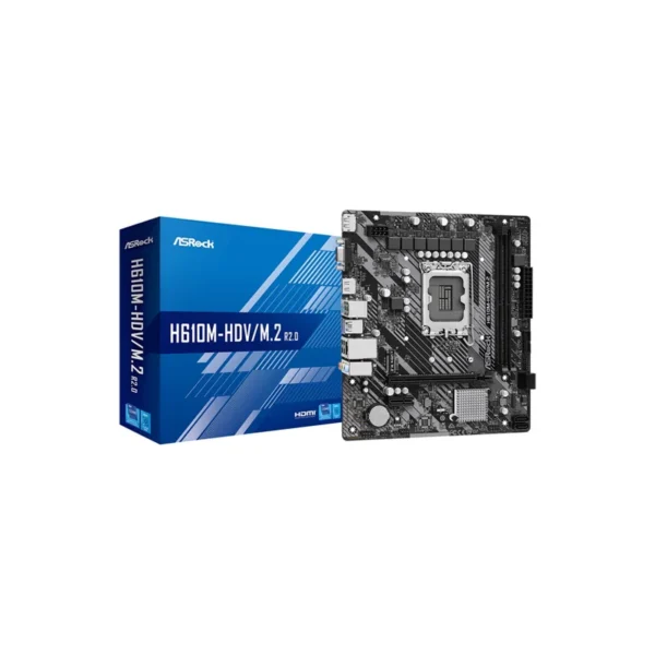ASRock LGA1700 H610M-HDV/M.2 R2.0 Motherboard | uATX