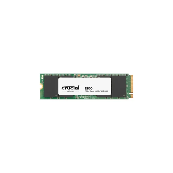 Crucial E100 Internal SSD | 2TB, PCie 4.0 NVMe M.2 2280
