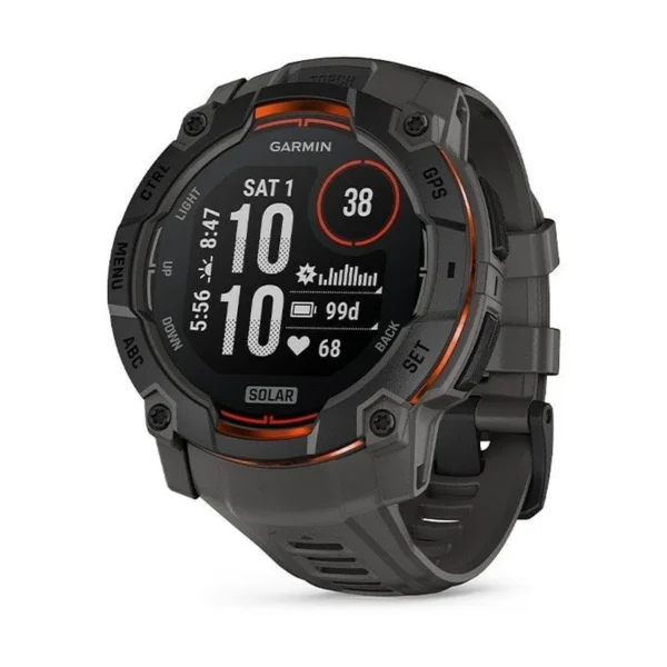GARMIN Instinct 3 50mm SOLAR Black smartwatch