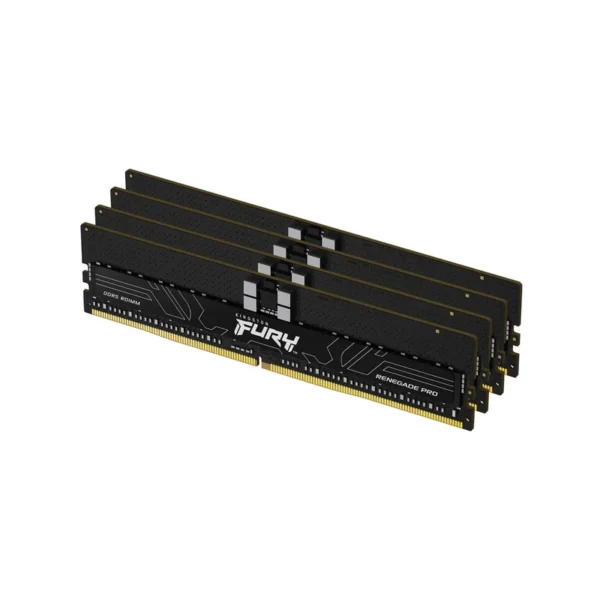 Kingston Technology FURY 128GB 6400MT/s DDR5 ECC Reg CL32 DIMM (Kit of 4) Renegade Pro EXPO