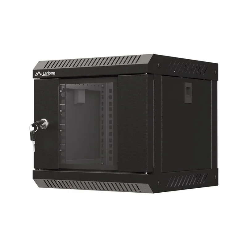 Lanberg WF11-3304-10B rack cabinet 4U Wall mounted rack Black