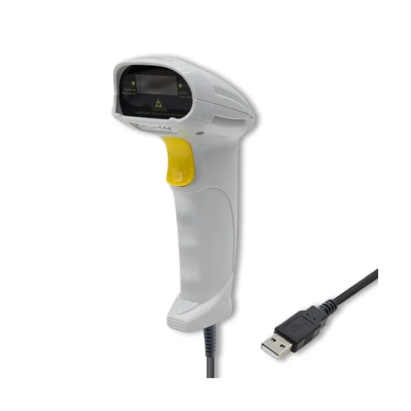 Qoltec 50877 Laser scanner 1D | USB | White
