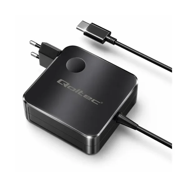 Qoltec 51778 GaN 65W charger | 5-21V | 3-3.25A | USB-C PD PPS