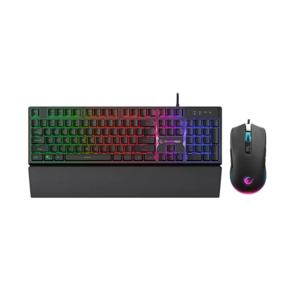 RAMPAGE FORTUNA GAMING SET: KEYBOARD WITH MOUSE PAD AND MOUSE