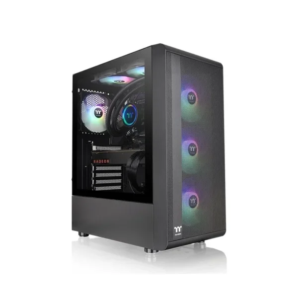 Thermaltake S200 TG ARGB Midi Tower Black