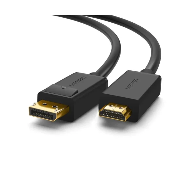 Ugreen 10203 video cable adapter 3 m DisplayPort HDMI Black