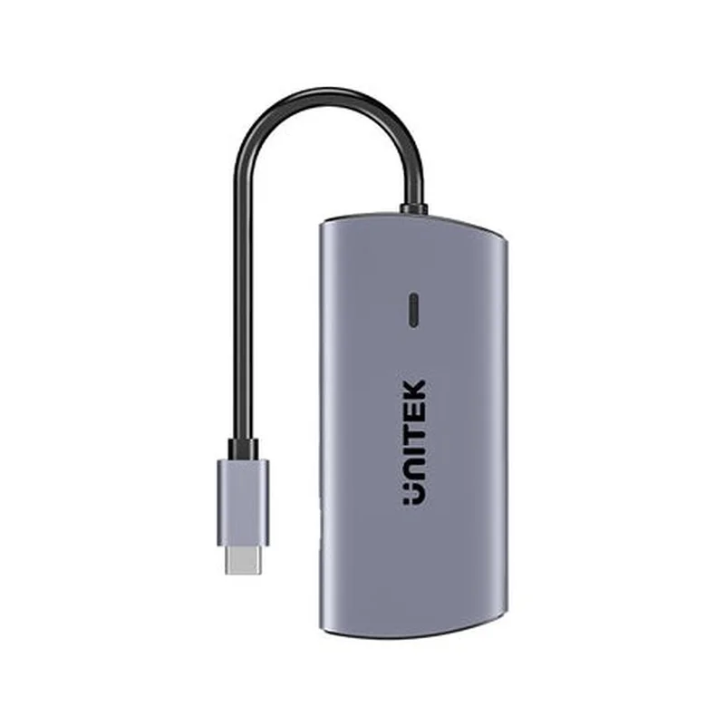 UNITEK D1113CGY01 interface hub 2 x USB 3.2 Gen 2 (3.1 Gen 2) Type-C 1000 Mbit/s Grey